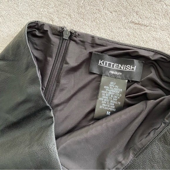 Kittenish ultra high rise faux leather stretch legging - Picture 7 of 10